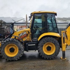 foto sehr gut JCB 4CX bagger-lader